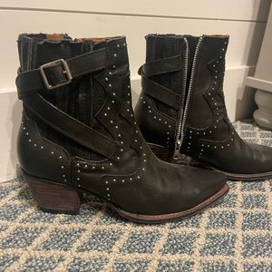 Like new Morgan booties - never worn! Great price for a genuine leather bootie